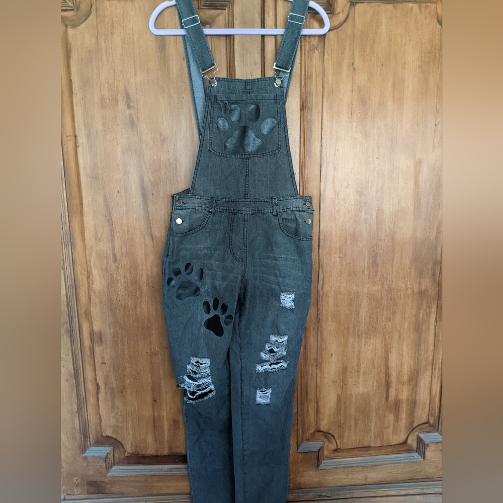 Paw Print Overalls